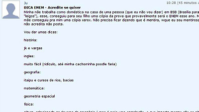 Inscrições do Enem 2010 começam em 21 de junho; estudante precisar tirar CPF