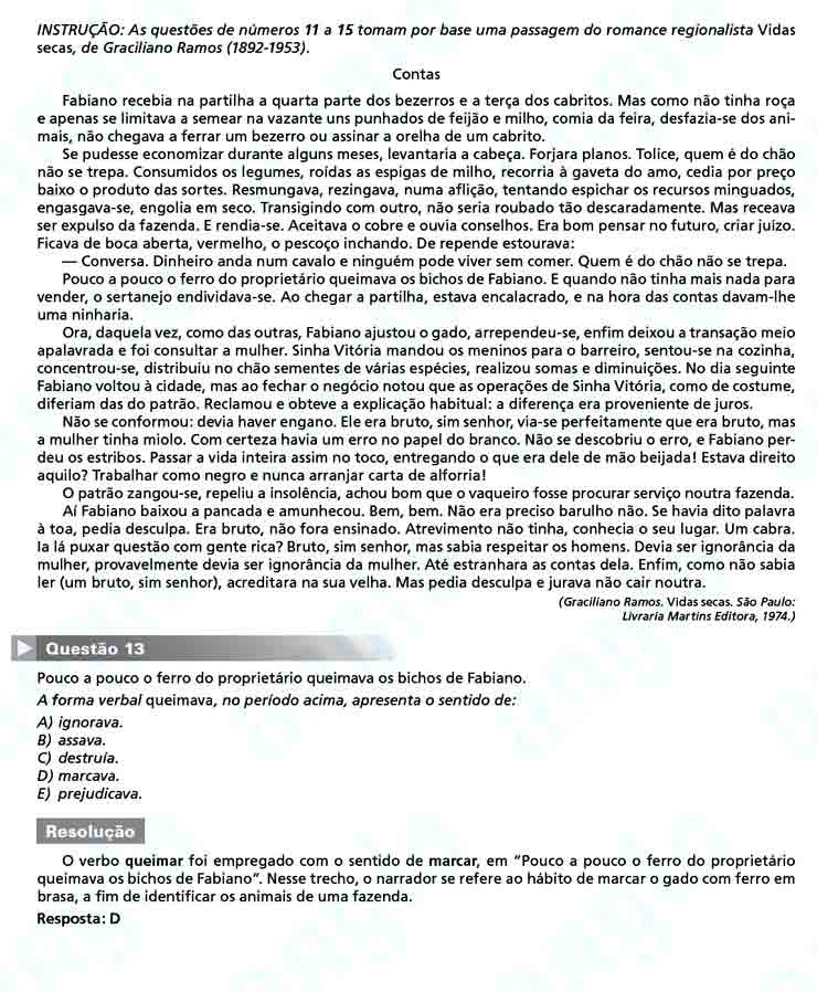 Unesp 2011: Questão 13 – Primeira fase