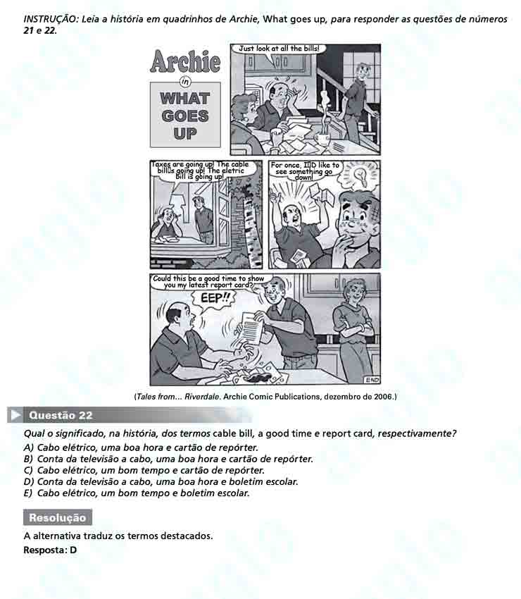 Unesp 2011: Questão 22 – Primeira fase