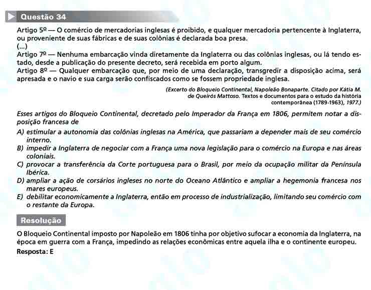 Unesp 2011: Questão 34 – Primeira fase