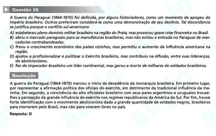 Unesp 2011: Questão 35 – Primeira fase