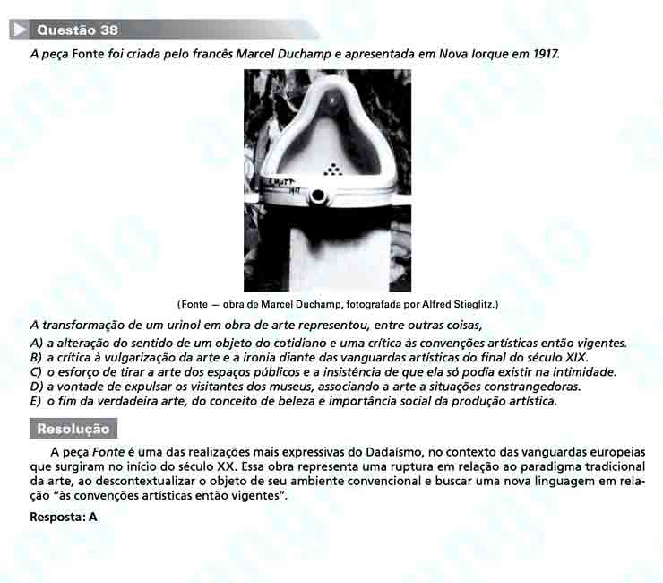 Unesp 2011: Questão 38 – Primeira fase