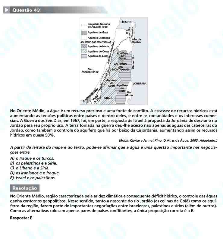 Unesp 2011: Questão 43 – Primeira fase