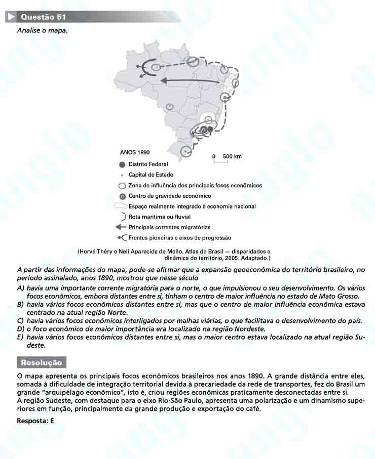 Unesp 2011: Questão 51 – Primeira fase
