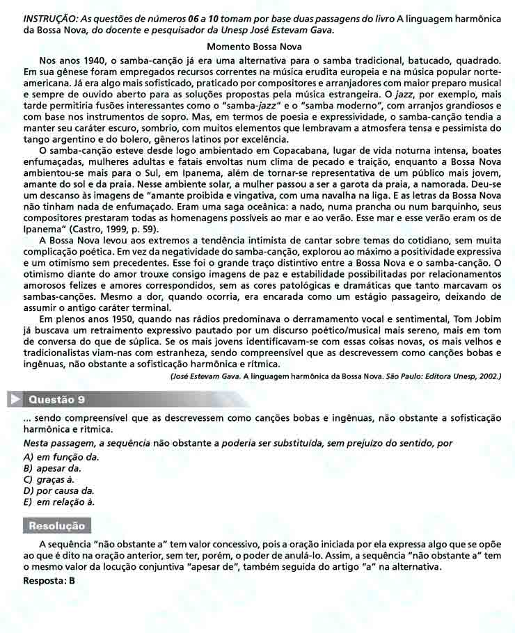 Unesp 2011: Questão 9 – Primeira fase