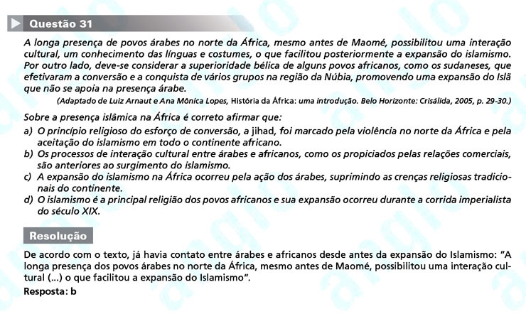 Primeira fase Unicamp 2012: Questão 31 (prova Q e Z)