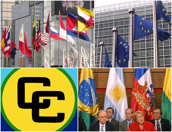 A União Europeia e o Mercosul são os dois blocos econômicos mais conhecidos dos brasileiros, mas não são os únicos. Veja 12 blocos, criados ou ainda em discussão, com grande importância para a economia. A União Europeia e o Mercosul são os dois blocos econômicos mais conhecidos dos brasileiros, mas não são os únicos. Veja 12 blocos, criados ou ainda em discussão, com grande importância para a economia.