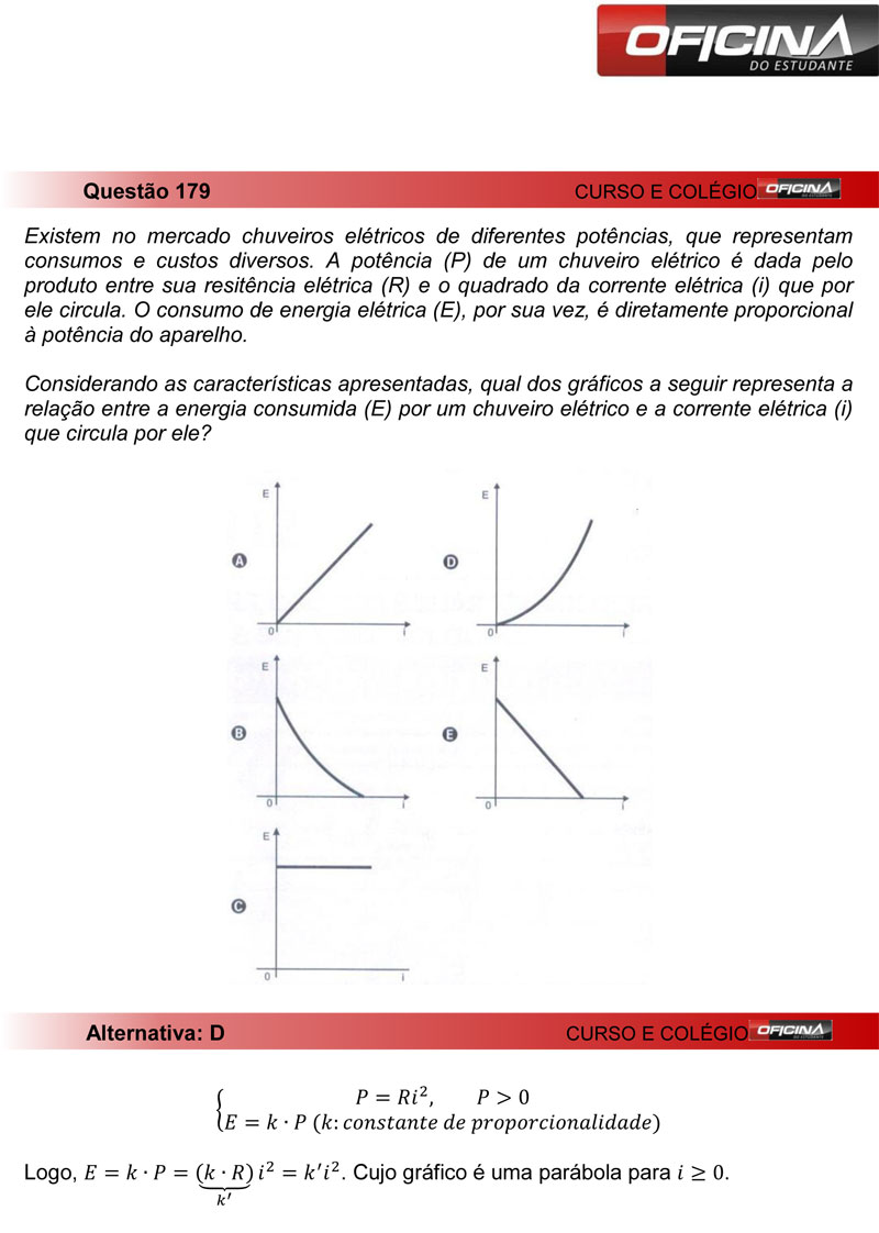 Enem 2012: correção da questão 179