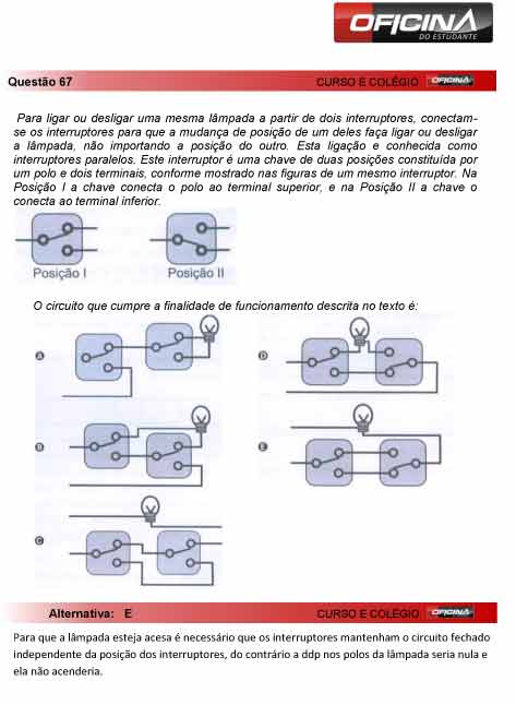 Enem 2012: correção da questão 67