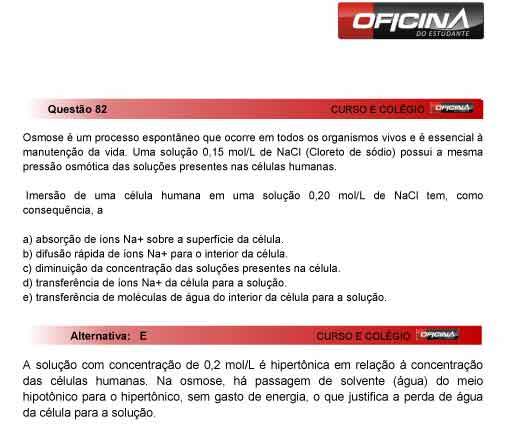 Enem 2012: correção da questão 82