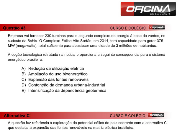 Enem 2013 – Correção da questão 43 – Ciências Humanas