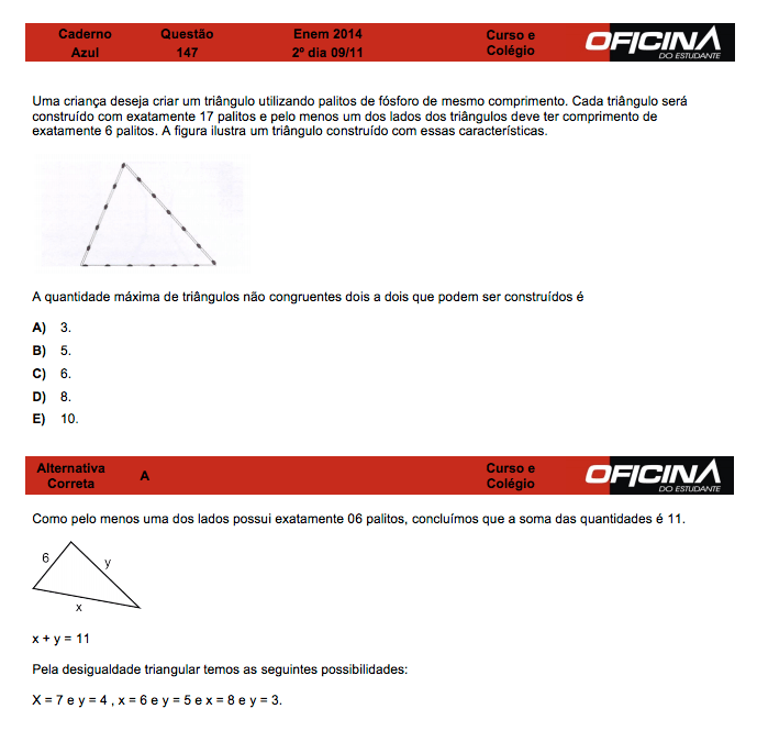 Enem 2014: correção da questão 147