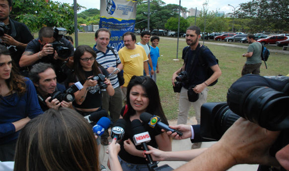 Patrícia Midori, que pensou que a prova começava às 14h e acabou perdendo o exame