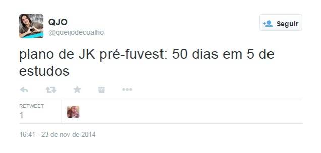 A primeira fase da Fuvest 2015 está acontecendo neste domingo (30) e estudantes aproveitam para postar imagens divertidas na rede. A primeira fase da Fuvest 2015 está acontecendo neste domingo (30) e estudantes aproveitam para postar imagens divertidas na rede.