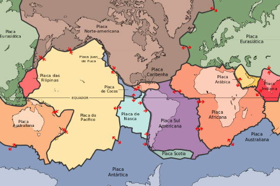 Não é certo dizer que não podem acontecer terremotos no Brasil. Apesar de se encontrar no centro da placa Sul-americana, o país já registrou abalos sísmicos devido a falhas geológicas. No entanto, os tremores costumam ser pouco intensos — a maior parte deles não ultrapassou de 4 graus na escala Richter. (Imagem: cortesia do U.S. Geological Survey)