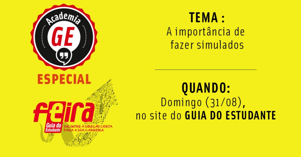 Academia GE Especial: A importância de fazer simulados e dicas para a hora da prova