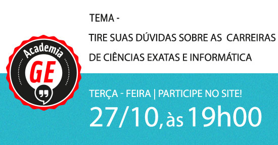 Guia do Estudante realiza hangout sobre as carreiras de Ciências Exatas e Informática