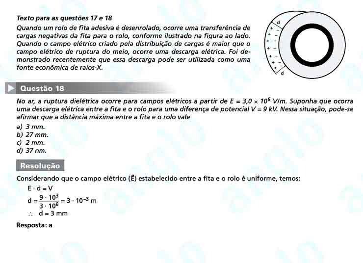 Unicamp 2011: Questão 18 – Primeira fase