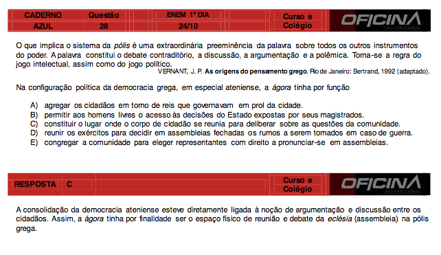 Enem 2015: correção da questão 28