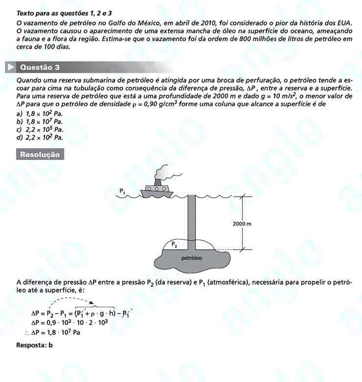 Unicamp 2011: Questão 3 – Primeira fase