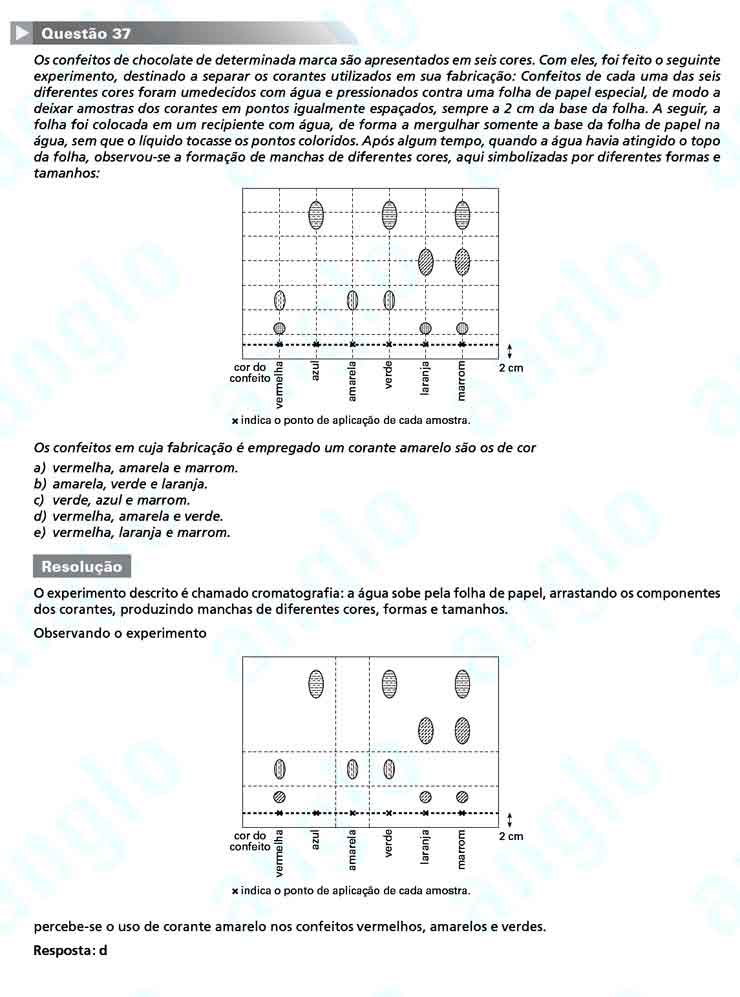 FUVEST 2011 – Primeira Fase – Questão 37