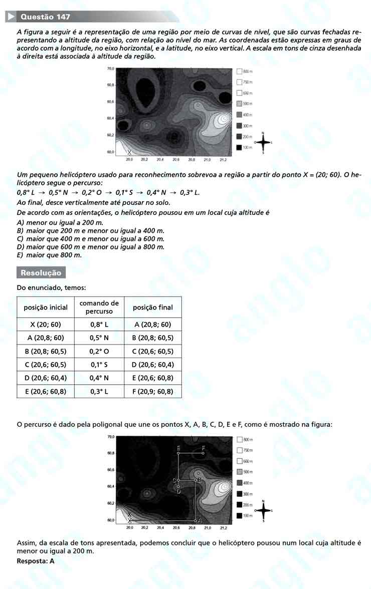 Enem 2010: Questão 147 – Matemática (prova amarela)