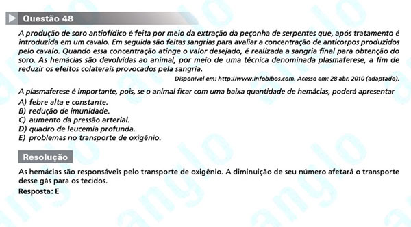 Enem 2011: Questão 48 – Ciências da Natureza (prova azul)