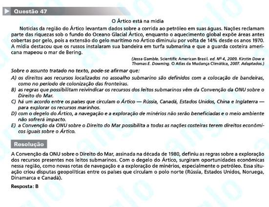 Unesp 2012: Questão 47 – Primeira fase