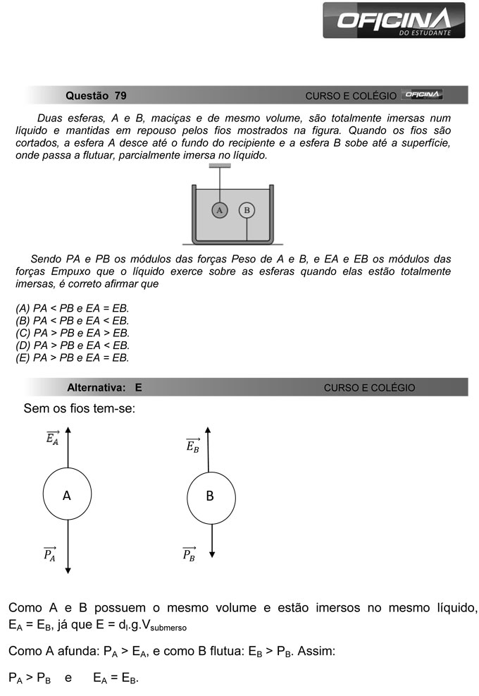 Unesp meio de ano 2012: Questão 79 – Primeira fase