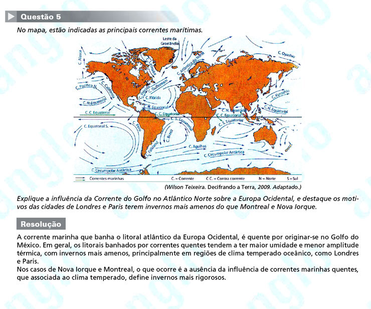 Unesp 2012 – segunda fase: questão 5 – Ciências Humanas