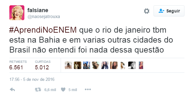 Enem: os melhores tweets e memes com a hashtag #AprendiNoEnem