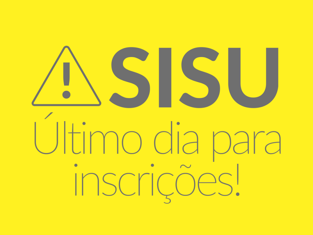 Inscrições para o Sisu 2018/1 terminam nesta sexta-feira (26)