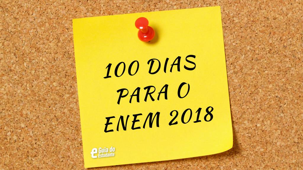 Como estudar faltando 100 dias para o Enem