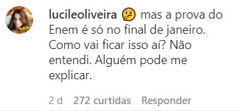 comentários de estudantes prouni 2021 mas a prova do Enem é só no final de janeiro. Como vai ficar isso aí? Não entendi. Alguém pode me explicar.