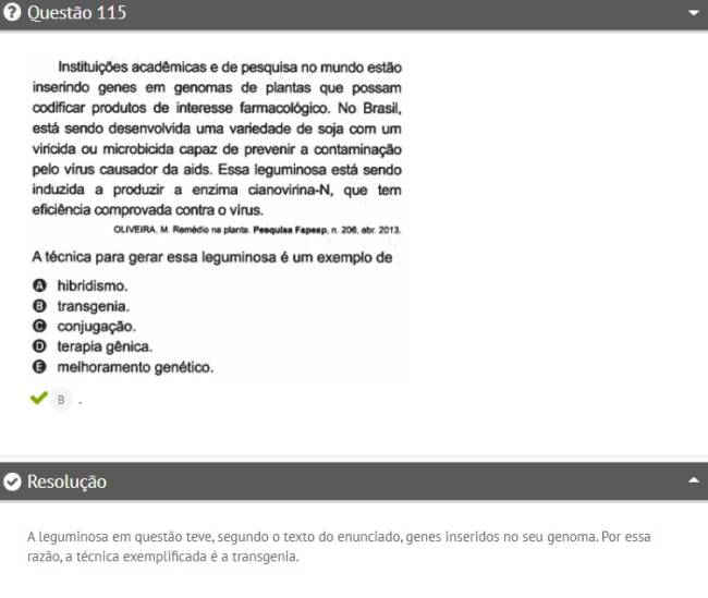 115 biologia Caderno azul de provas