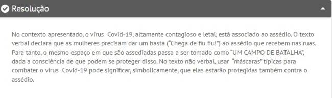 30 portugues resposta Caderno azul de provas