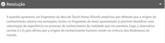 89 filosofia resposta Caderno azul de provas