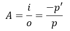 Ampliação (aumento linear)