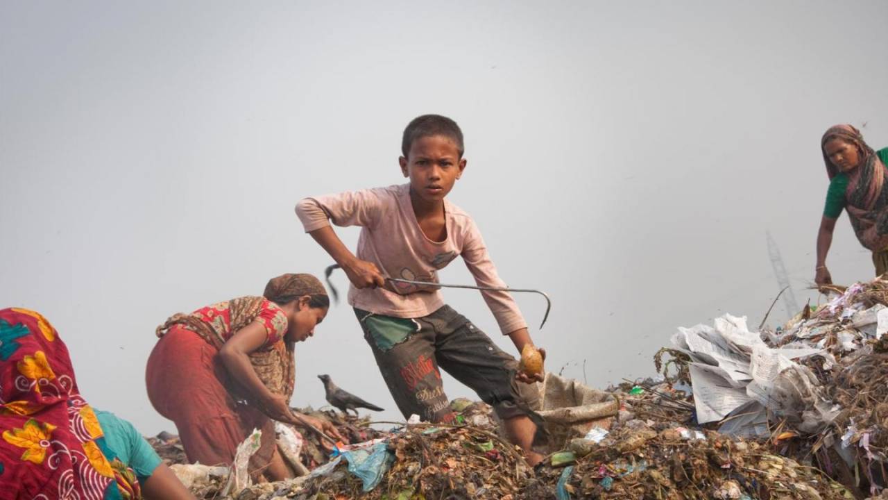 Criança vítima do trabalho infantil