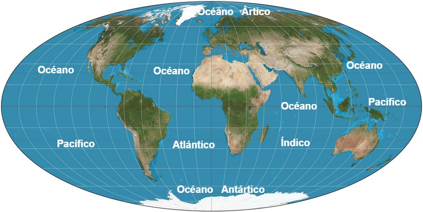Mapa Oceanos Mapa Oceanos