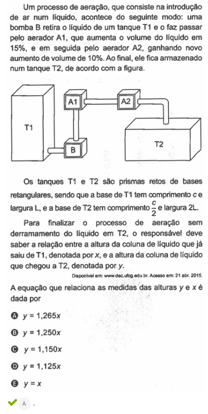 questão 145 - enem 2020 - amarela