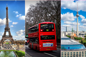 Imagem de Paris, Londres e Berlim