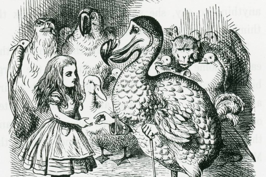 Alice-no-pais-das-maravilhas Ilustração original de