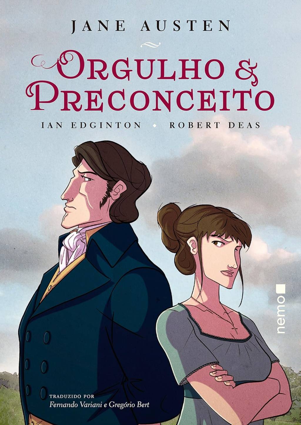 capa do livro orgulho e preconceito