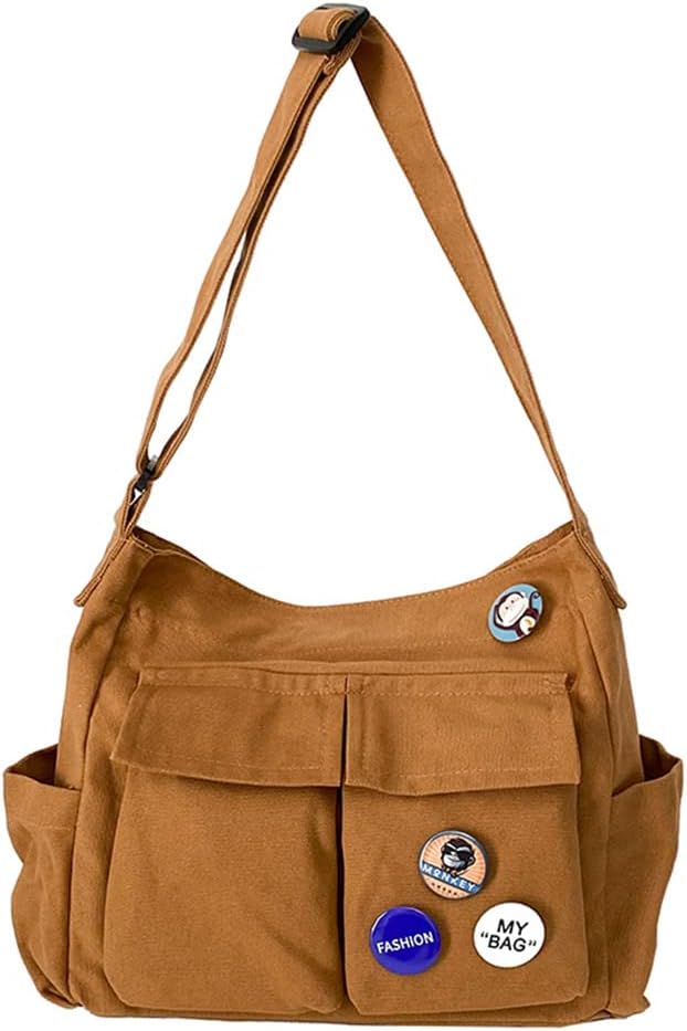 bolsa transversal marrom bolsa marrom escola faculdade casual passeio bolsa fofa
