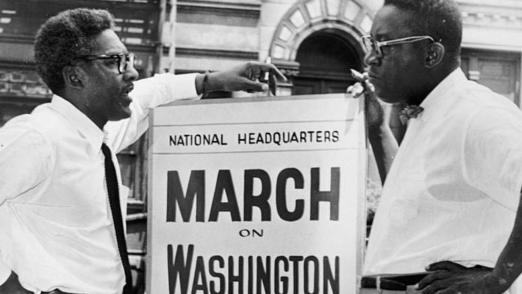 rustin na marcha de 1963 foto de rustin na marcha de washington