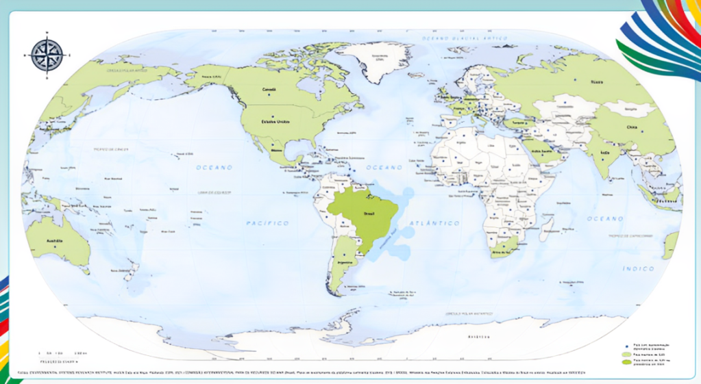 O IBGE errou no mapa-múndi? Entenda o que determina o centro do mundo