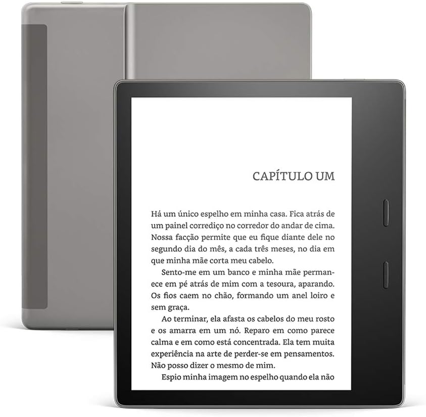 O Kindle Oasis 8GB com tela de 7 polegadas