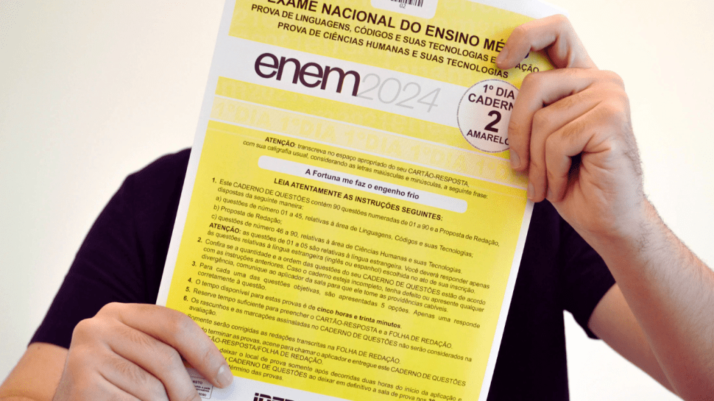 A 100 dias do Enem 2024, veja os assuntos que mais caem na prova