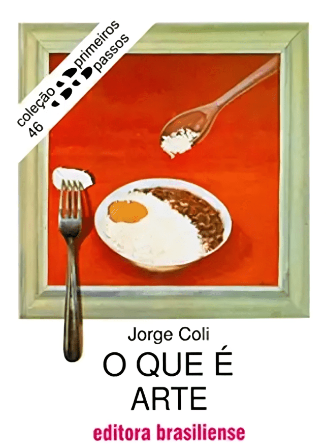 Capa do livro "O que É Arte" de Jorge Coli